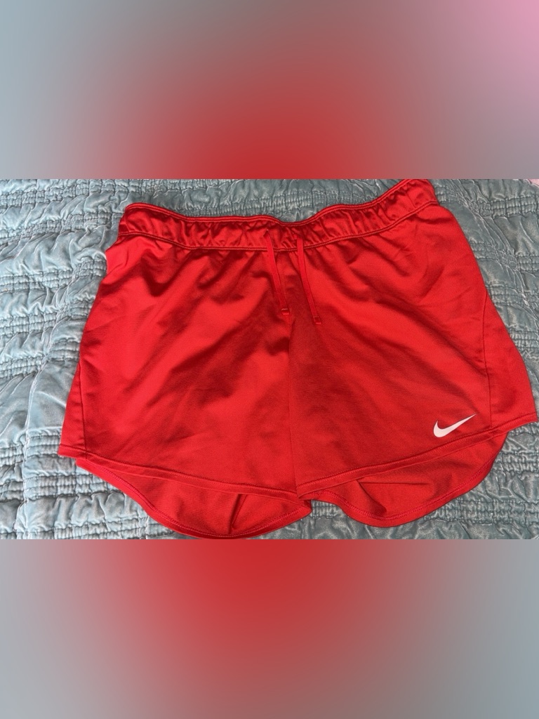 Nike Red Dri-Fit Athletic Shorts